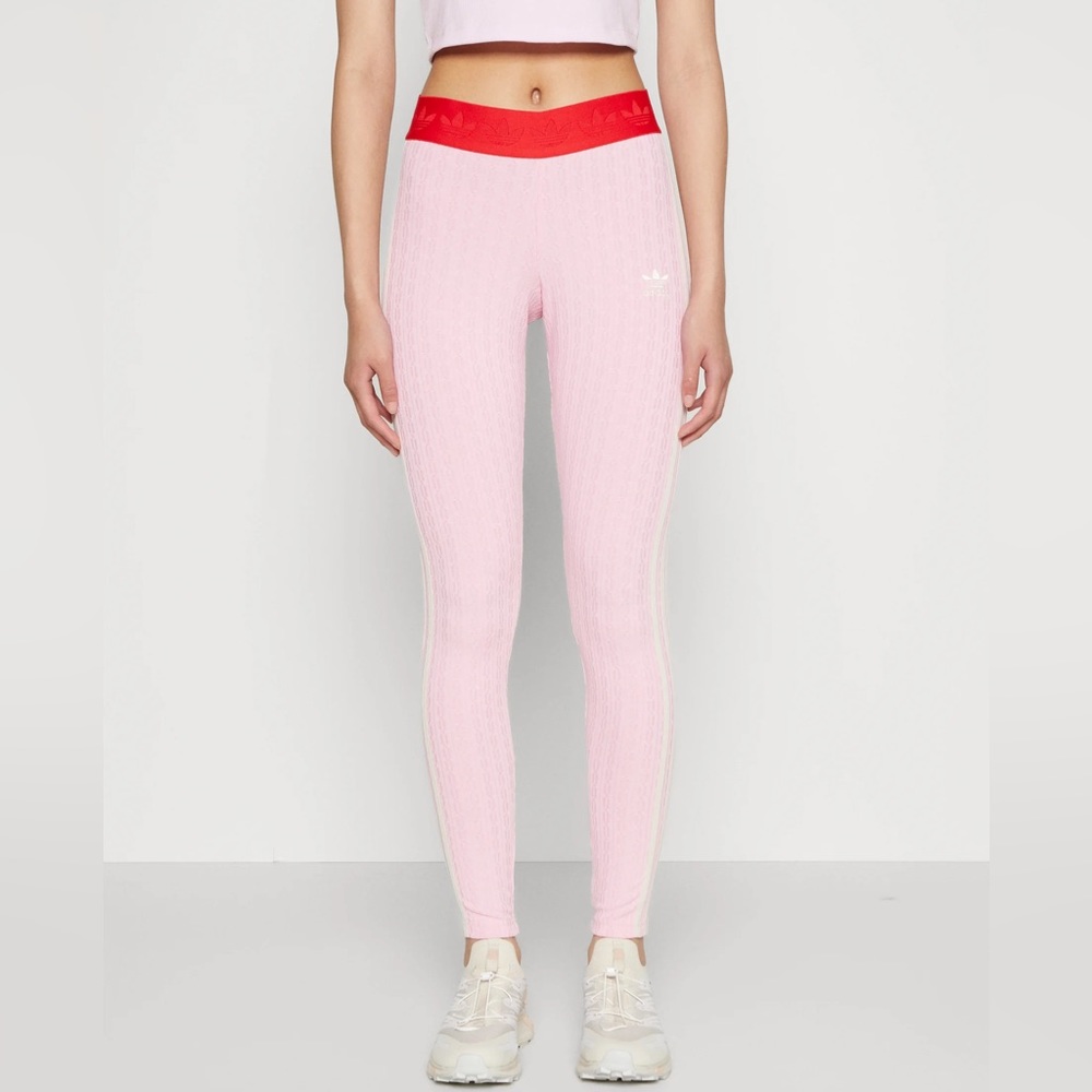 AIDIDAS ORIGINALS ADICOLOR 70S KNIT LEGGINGS IK7848 - Picture 5 of 10